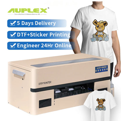 Auplex Stable Quality Dtf Roll Feeder for L1800 A3 Dtf Printer with Powder Shaker