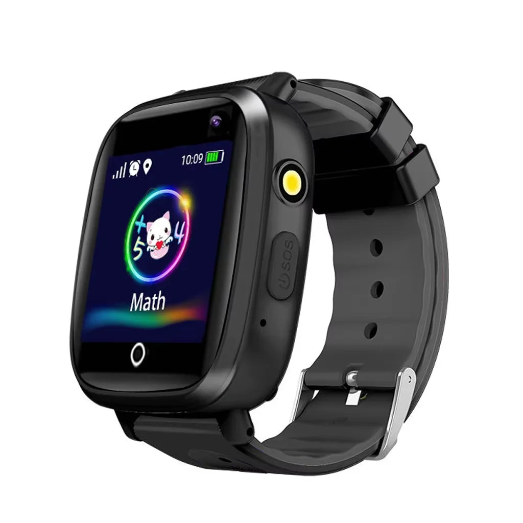 2025 QC K16 Kids Smartwatch GPS Navigation Tracker IP68 Waterproof TFT Touchscreen Camera 4G Wearable Silica Gel Sleep SOS Dial
