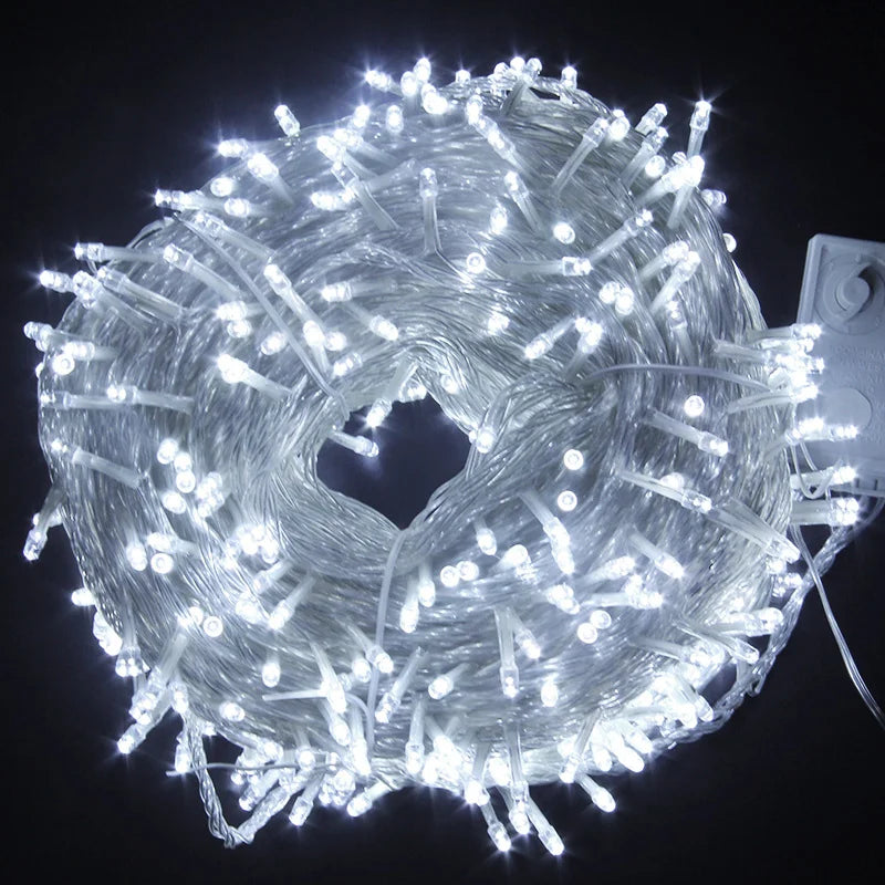 LED Garland String Lights 2m10m Christmas Tree Wedding Decoration Light Waterproof Fairy Lamp Indoor Outdoor Holida Lighting