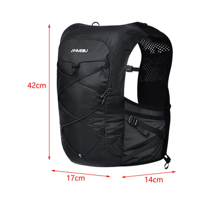 Running Backpack Hiking Bag Breathable Waterproof Portable Water Bottle Backpack Cycling Backpack for Camping, Adventure
