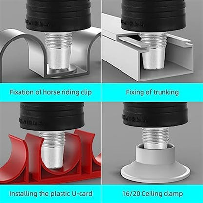 Manual Nail Gun Portable Steel Rivet Tool 5 Speed Adjustable Air Nailer Concrete Wall Anchor Line Slotting cell faster Tool