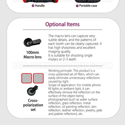 Mobile Photography LED Light Phone Photo Video Flashlight Lighting for Macro, Nail, Manicure Makeup Photography