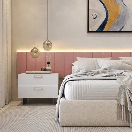 Kit 10 Bed Headboard Box King Upholstered Modulated 45x20cm-Various Sizes