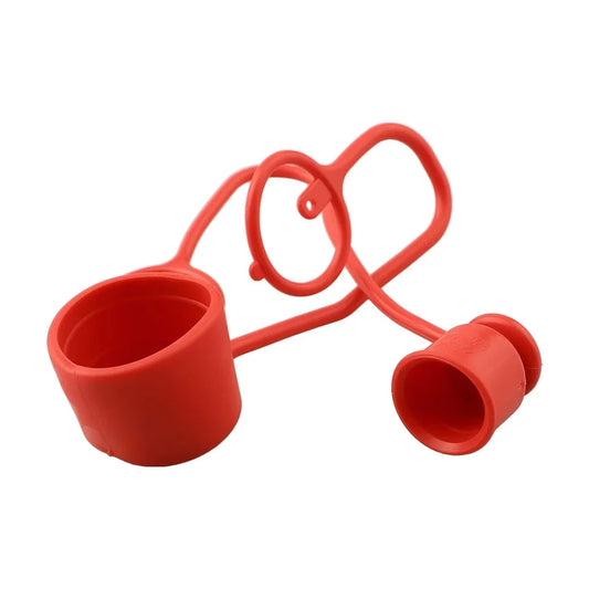 Plastic PVC Dust Cap for Flat Face Hydraulic Quick Coupler by PDG ibma