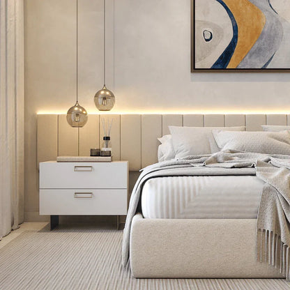 Kit 10 Bed Headboard Box King Upholstered Modulated 45x20cm-Various Sizes