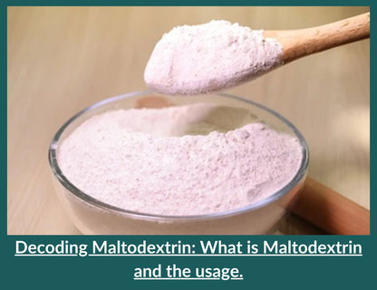 Versatile Powdered MALTODEXTRIN Natural Food Additive for Enhancing Chewing Gum Base with HALAL & APIDA Certifications