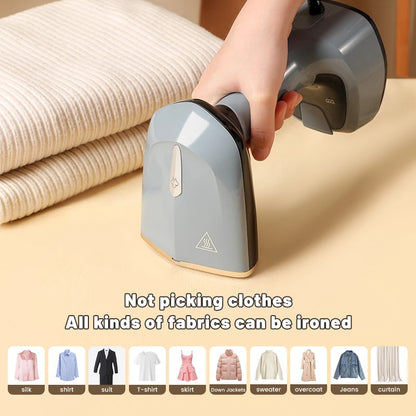 Fast-Heat Garment Steamer Foldable Ironing 1500W Machine Household Electric Fabric Steamer for Home Travel Handheld Steam Iron