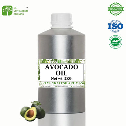 Wholesale Cold-Pressed Avocado Oil 100% Natural Plant-Based Extract Direct from Manufacturers India | 5 kg Pack