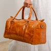 2025 New Custom High Quality Portable Light Weight Modern Style Waterproof Travel Crossbody Duffel Bag 100% Genuine Leather