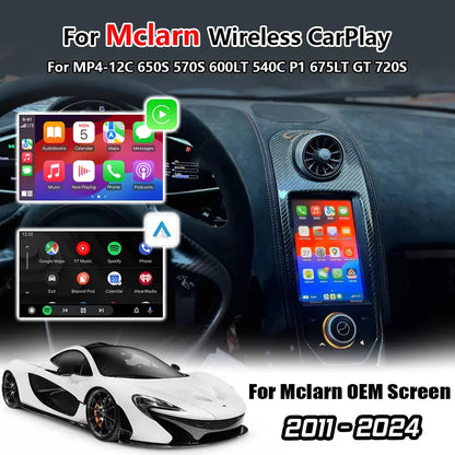 720/720s 12C 650S 625C 675LT 570S 540C 600LT GT Wireless CarPlay Android Auto Interface Module Box Auto Electronics for McLaren