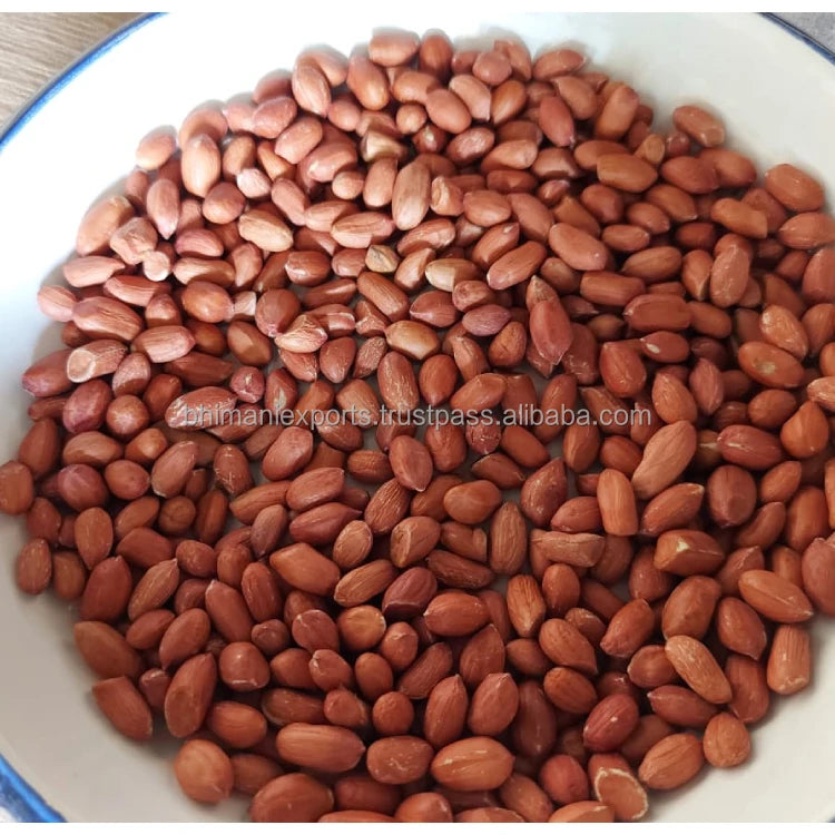 Leading Exporter of Best Quality Red Skin Dried Raw Peanut Seeds From India for Bulk Supply & Reselling APEDA Certified