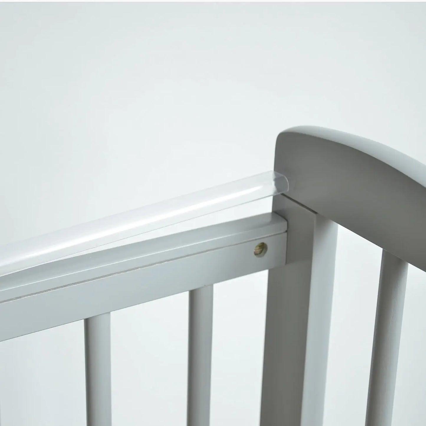 mcc direct Brooklyn Baby Cot Crib With Water repellent Mattress and Safety Wooden Barrier (125 x 66 cm)