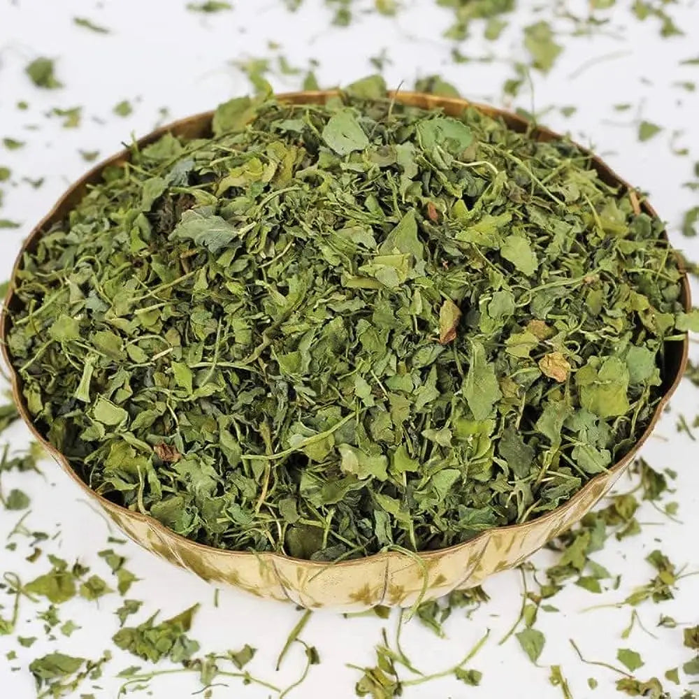 Premium Organic Fresh Raw Dried Kasuri Methi Leaf Aromatic for Seasoning Sauces Gravies & Spice Mixes
