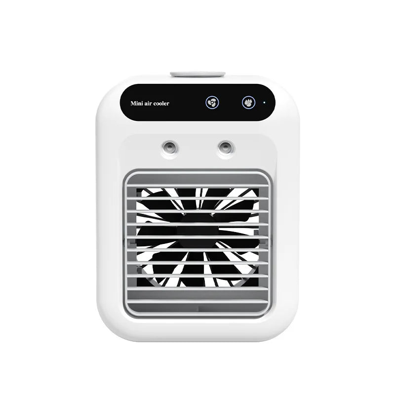 Portable Mini Air Conditioner for Dormitory | Fast Cooling Ultrasonic Nano Mist LCD Display Rechargeable Portable Outdoor Cooler