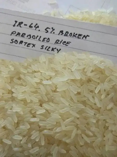 IR 64 Parboiled Long Grain Rice Sortex Clean Customer Packing Size 5% Broken Premium Quality Indian Parboiled Rice