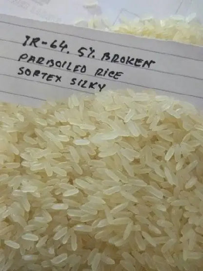 IR 64 Parboiled Long Grain Rice Sortex Clean Customer Packing Size 5% Broken Premium Quality Indian Parboiled Rice