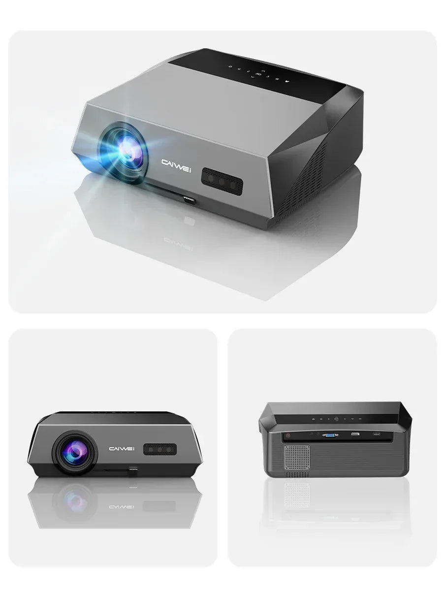 CAIWEI A10Q Projector 4K Full HD 1080P Home Theater Google TV WiFi Smart TV AutoFocus Netfli Beam проектор for Outdoor