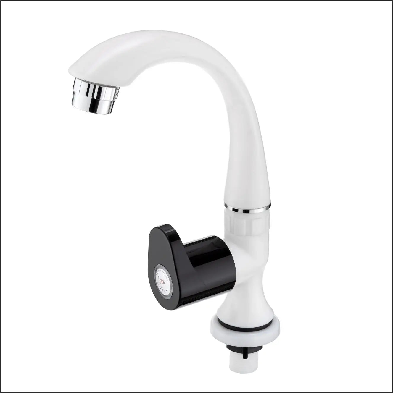 High Quality Quarter Turn PP Plastic Water Tap Virgin Quality Swan Cock for Bathroom Outdoor Household Basin Washing Machine