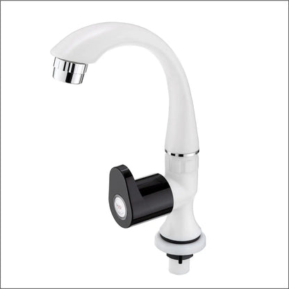 High Quality Quarter Turn PP Plastic Water Tap Virgin Quality Swan Cock for Bathroom Outdoor Household Basin Washing Machine