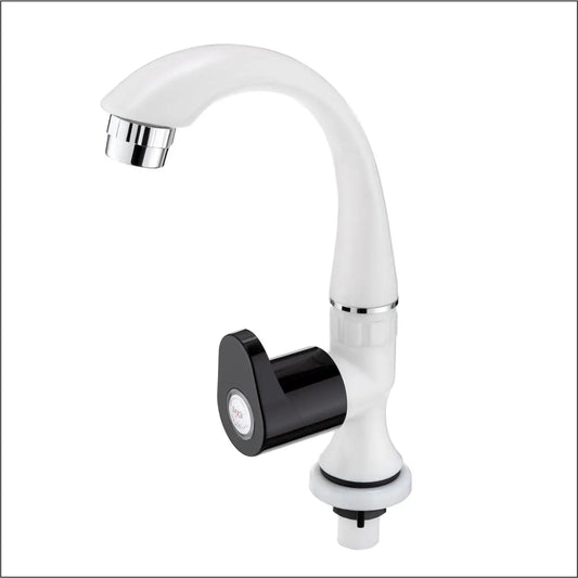 High Quality Quarter Turn PP Plastic Water Tap Virgin Quality Swan Cock for Bathroom Outdoor Household Basin Washing Machine