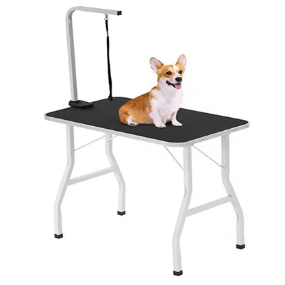 Easy to Clean Premium Stainless Steel Dog Grooming Table for Home and Professional Use