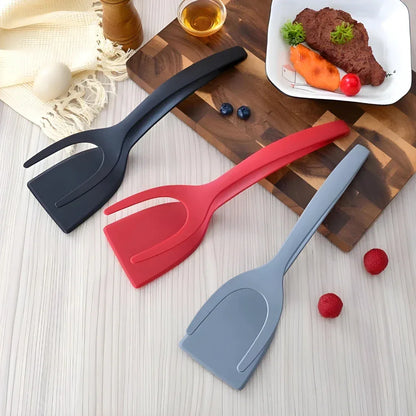 Multipurpose Silicone Spatula Kit With Sticker For Eggs Steak Pancake Tapioca