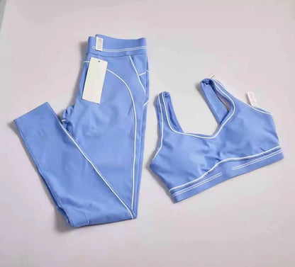 2026 Fashion Yoga Pilates Stretch Seamless Sale Leggings 2 Piece Set for Women