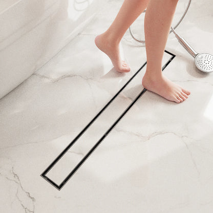 Dropshipping Available 28 Inch Brushed Stainless Steel Tile Insert Hidden Shower Drain
