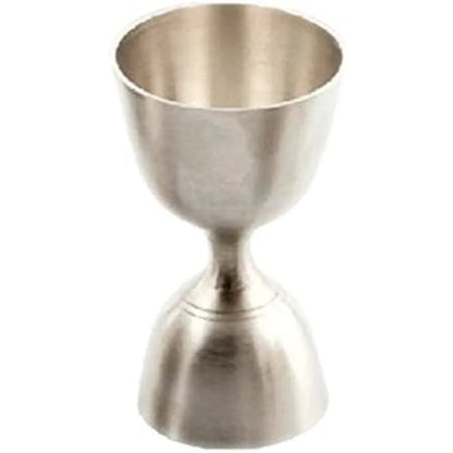Heavy Capacity Brass Jigger Peg Measure 60ml (2oz) and 30ml (1oz) Double Sided Bar Tool
