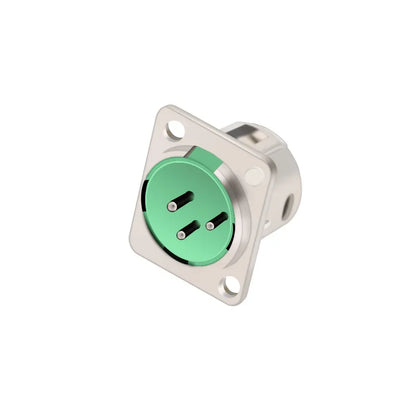 1pc 3Pin Male/Female XLR Speaker Panel Mount Chassis MIC Socket Adapter Audio Jack Connector,Zinc Alloy Shell+Copper Contact