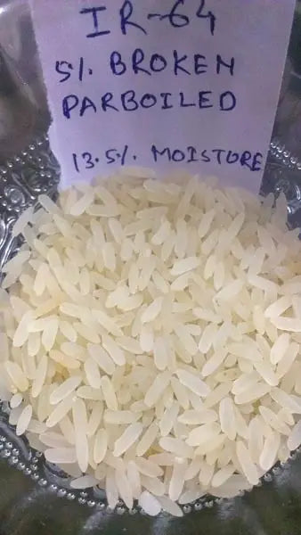 IR 64 Parboiled Long Grain Rice Sortex Clean Customer Packing Size 5% Broken Premium Quality Indian Parboiled Rice