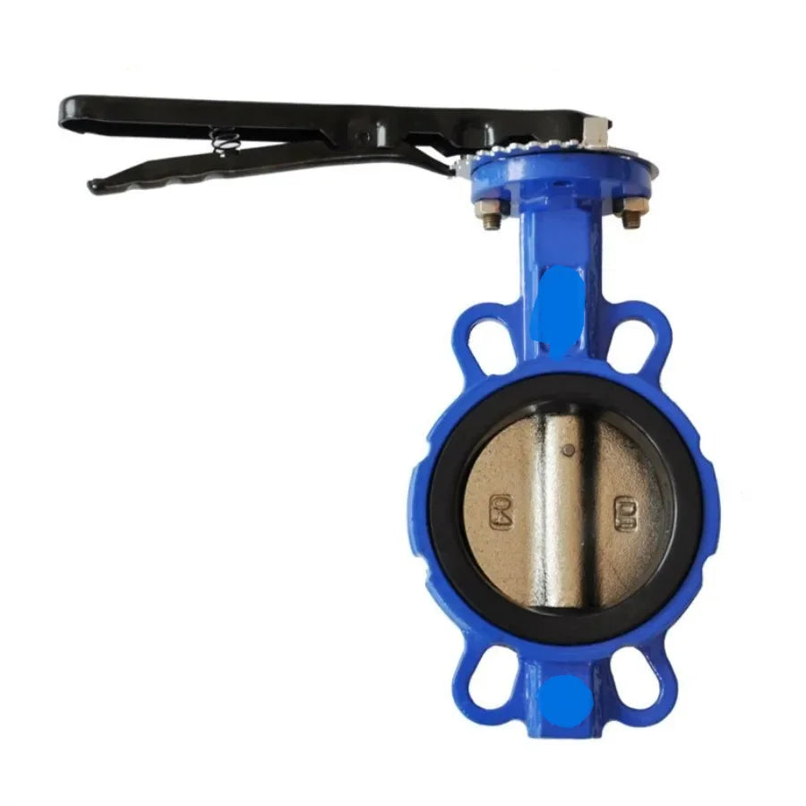 C-Way Stainless Steel Al05 1 1/2 Inch Butterfly Valves 200 Class Manual Power Oil Water Media High Temperature 12-Month Warranty