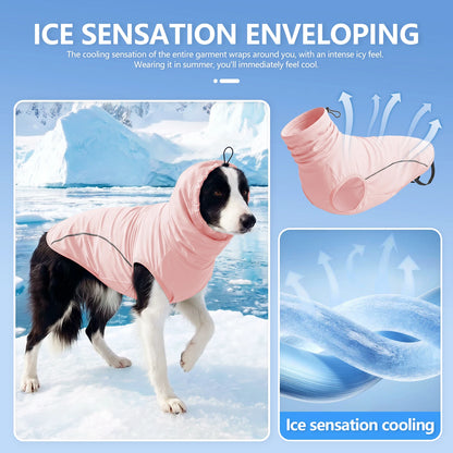 Dog Shirt,Cooling Vest Lightweight Breathable,Dog T-Shirts All-Season UV Protection Pet Clothes Quick Dry Soft Stretchy Shirt