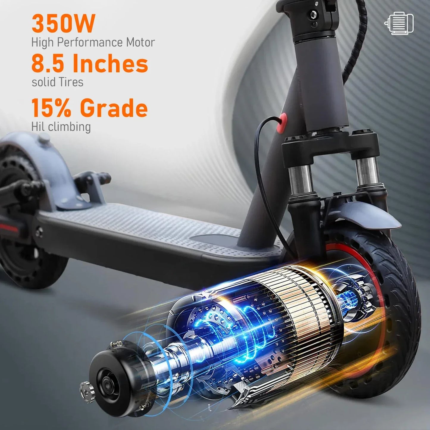 2026 New AOVOPRO P7 Turn Signal Electric Scooter 350W 8.5 Inch Tire Smart Escooter 31KM/H 36V10.5AH Electric Scooter for Adults