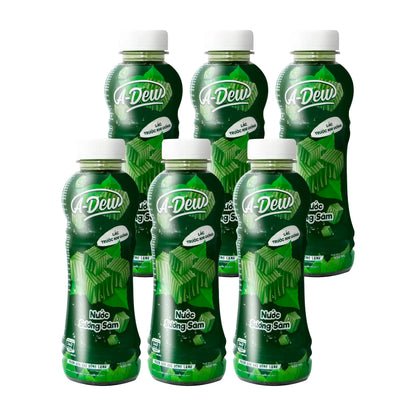 Green Grass Jelly Drink Hot-selling Green Tea Jelly Topping Bubble Milk Tea tray 24 bottles Refresh Green Grass Jelly Soft Drink