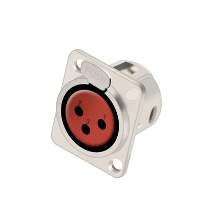1pc 3Pin Male/Female XLR Speaker Panel Mount Chassis MIC Socket Adapter Audio Jack Connector,Zinc Alloy Shell+Copper Contact