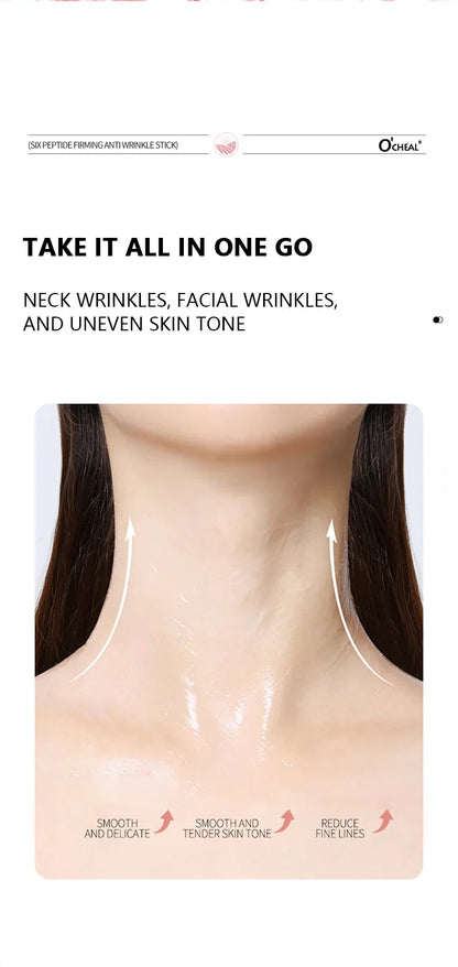 Ocheal Moisturizer Firming Skin Stick Neck Face Elbow Knee Underarm Body Care Cream Stick Argireline Brightens Nourishing Cream
