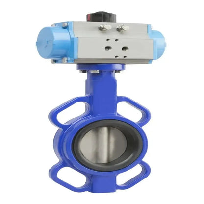 High-Temperature Spring Return Pneumatic Actuator for Butterfly Valves Regulating Control Structure for Water Gas Oil Base Media
