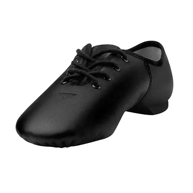 EU and US in Stock Wholesale Unisex Dancing Oxford Soft Lace-up  Jazz Lace-up Shoes Soft Jazz Dancing Shoes