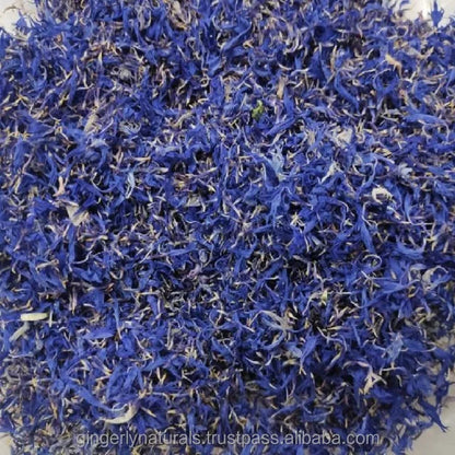 Blue Dried Cornflower petals Exporters From India