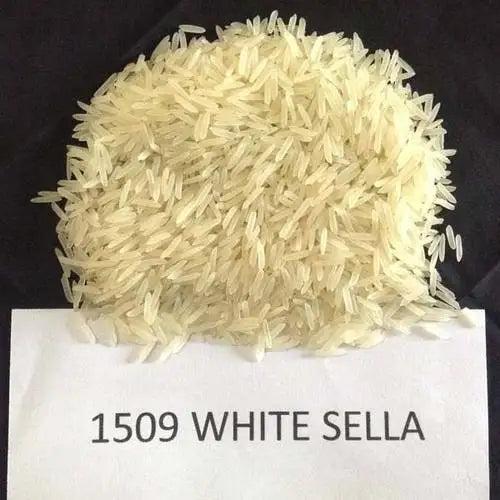 High Quality PAPO FPI0018 Sella Basmati Rice 1509 White Export From India Hard Texture Dried Biryani with Natural Aroma