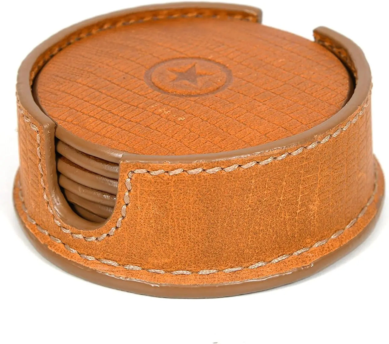 Uniquely Marvelous Design Promotional Leather Hot Drink Coasters Table Decorative Accessories Sale Elegant Leather Mats Pads