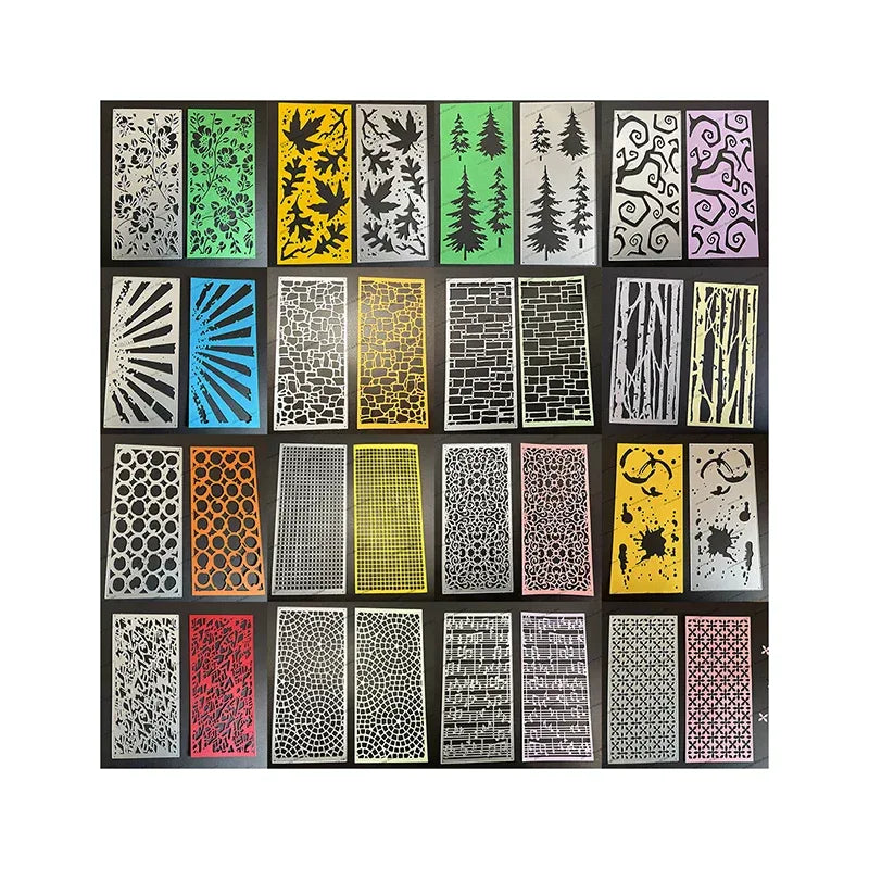 New Arrival Autumn Leaf Trees Background Metal Cutting Dies for 2025 DIY Scrapbooking Winter Frame Card Making Note Stencils