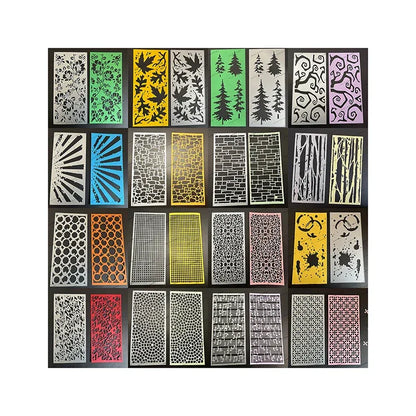 New Arrival Autumn Leaf Trees Background Metal Cutting Dies for 2025 DIY Scrapbooking Winter Frame Card Making Note Stencils
