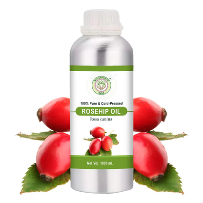 100% Pure Rosehip Seed Oil Cold Pressed Natural Skin Care Carrier Oil For Face Hair Body Wholesale Bulk Supply