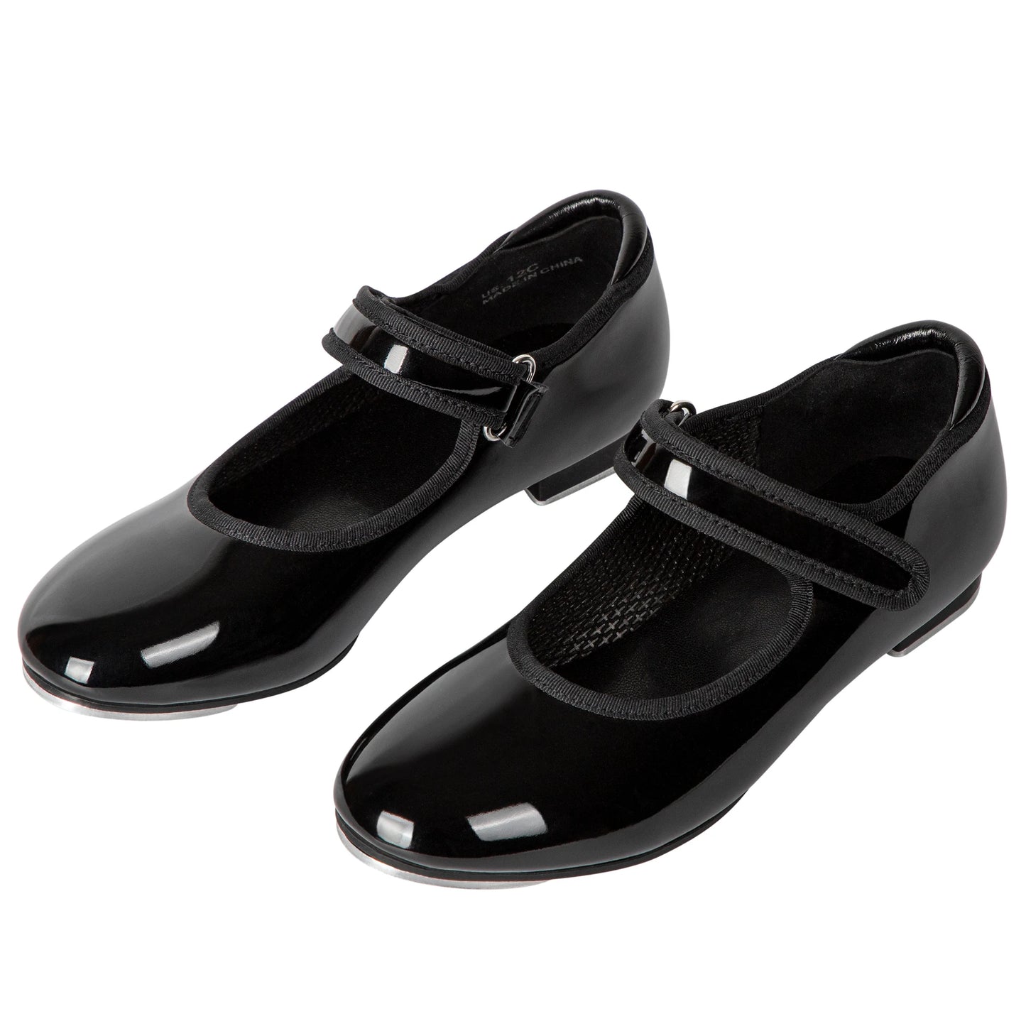 US Dynadans Factory Dancing Shoes with Soundboard PU Leather Dancing Shoes (Toddler/Little Kid/Big Kid)