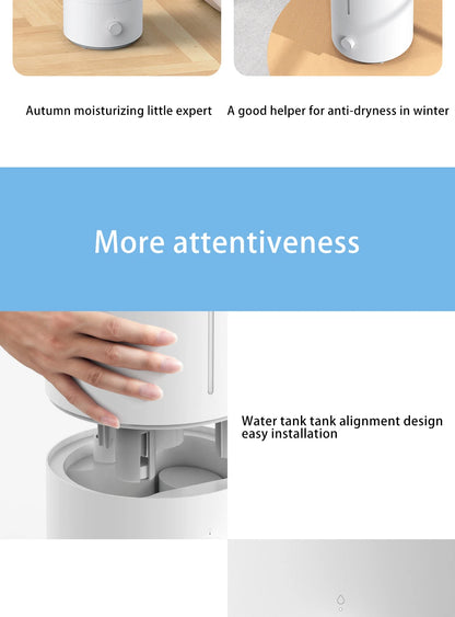 Original Mijia Humidifier 4L Mist Maker Broadcast Aromatherapy Essential Oil Diffuser Scent Home Air Humidifiers