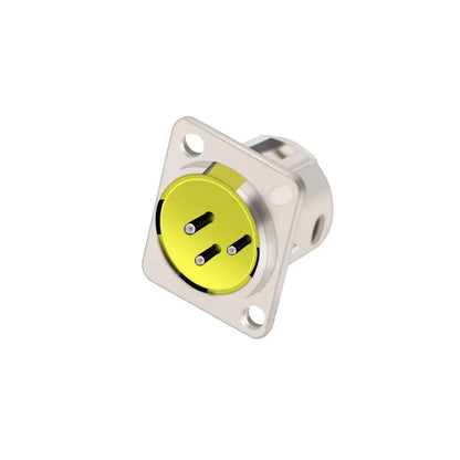 1pc 3Pin Male/Female XLR Speaker Panel Mount Chassis MIC Socket Adapter Audio Jack Connector,Zinc Alloy Shell+Copper Contact