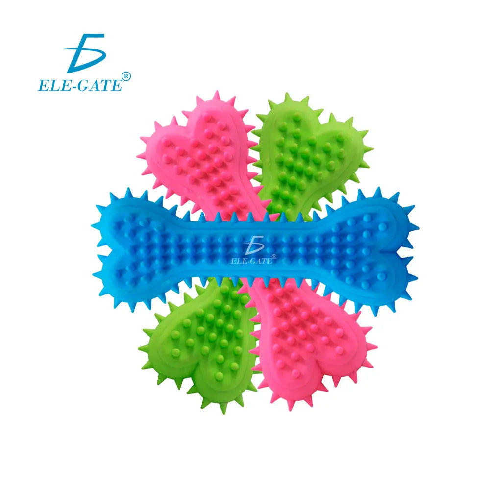 Super Strong Eco-Friendly Chew Toy for Dogs TPR and Nature Rubber Pet Toys for Play