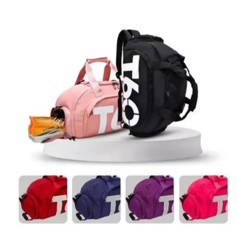 Bolsa Mala T60 viagem academia treino mochila esportiva fitness impermeável unissex